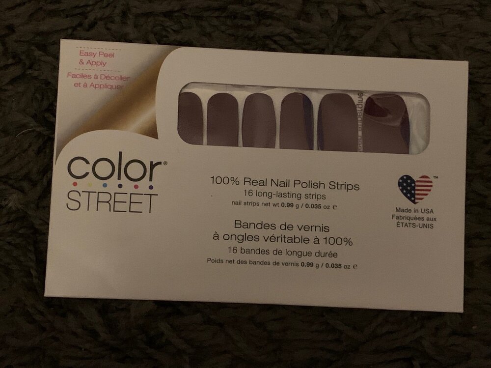 Color Street Nail Polish Strip Aberdeen Aubergine